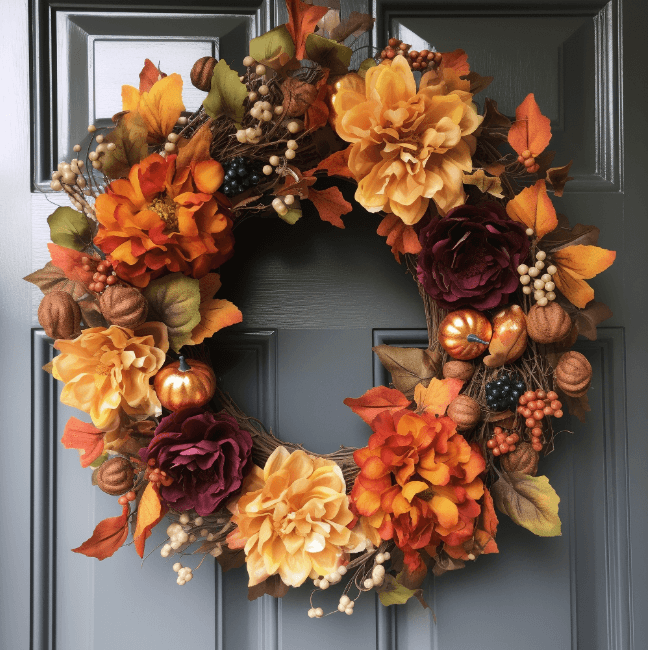 10 Ideas for Fall Wreaths for Your Front Door This Autumn